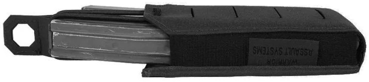 WARRIOR Laser Cut Single Bungee 5.56 Pouch - čierny (W-LC-SB-556P-BLK)