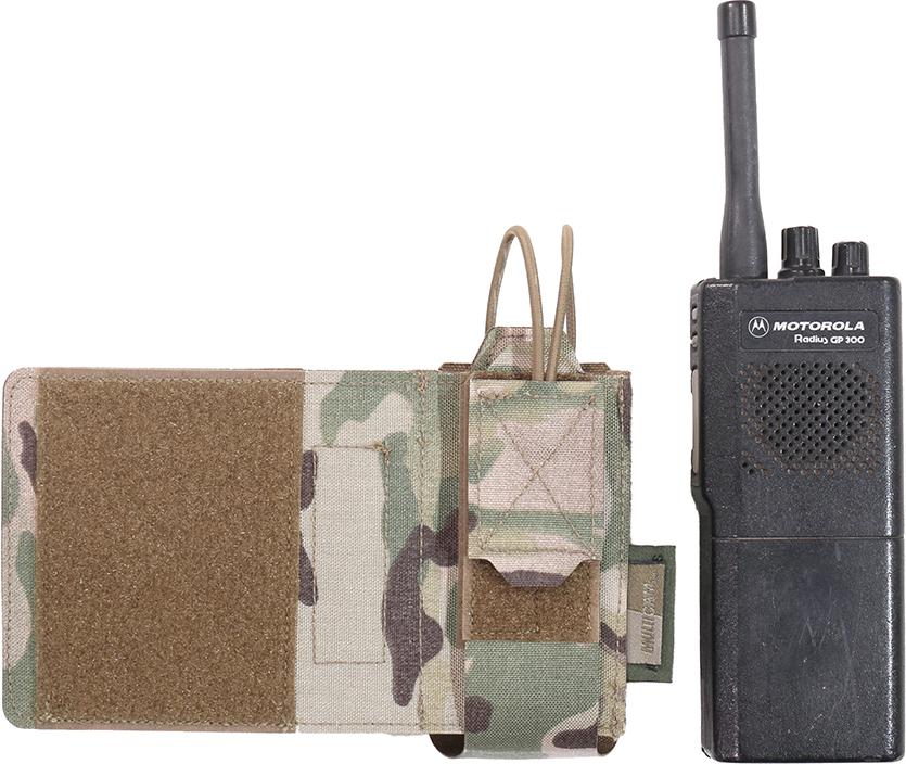 WARRIOR LC Wing Velcro Adjustable Radio Pouch - Left - multicam (W-LC-WV-ARP-L-MC)