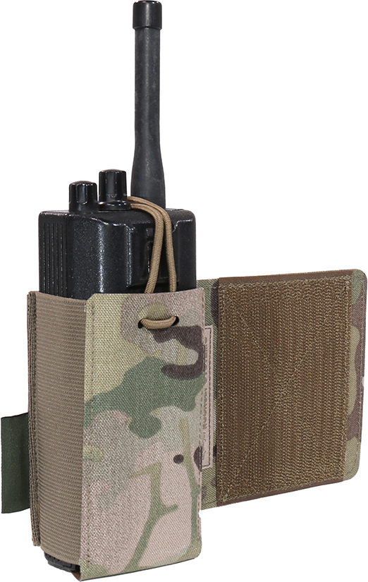 WARRIOR LC Wing Velcro Adjustable Radio Pouch - Left - multicam (W-LC-WV-ARP-L-MC)