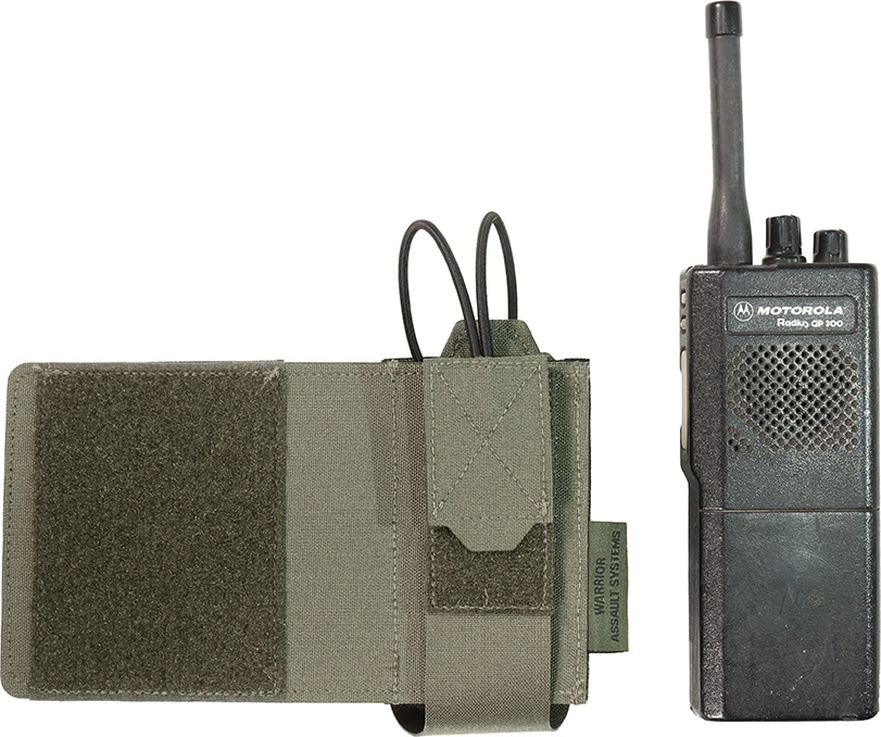 WARRIOR LC Wing Velcro Adjustable Radio Pouch - Left - ranger green (W-LC-WV-ARP-L-RG)