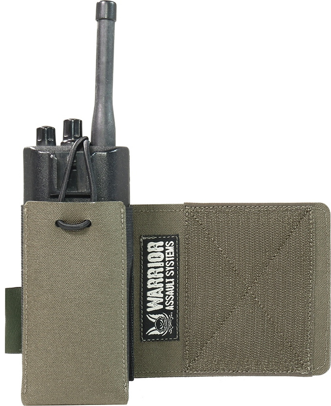 WARRIOR LC Wing Velcro Adjustable Radio Pouch - Left - ranger green (W-LC-WV-ARP-L-RG)