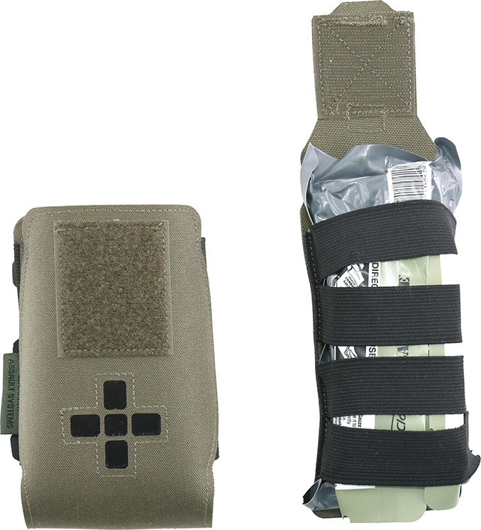 WARRIOR LC Small Horizontal Individual First Aid Kit - ranger green (W-LC-SH-IFAK-RG)