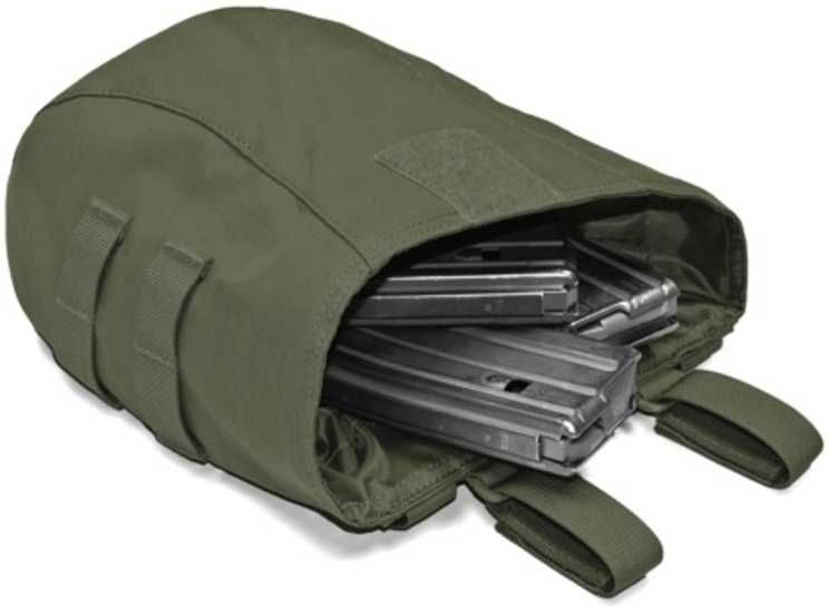 WARRIOR Large Roll Up Dump Pouch - Generation 2 - olive drab (W-EO-LRUDP-G2-OD)