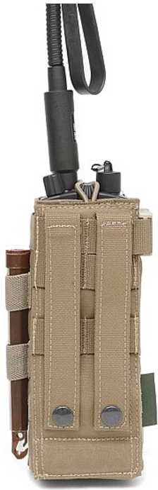 WARRIOR Front Opening MBITR Radio Pouch - coyote (W-EO-MBITR-G2-CT)