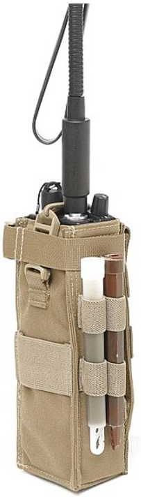 WARRIOR Front Opening MBITR Radio Pouch - coyote (W-EO-MBITR-G2-CT)