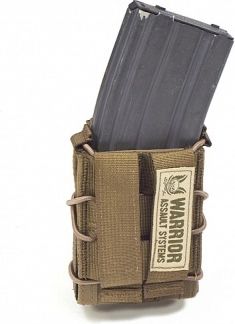 WARRIOR Single Quick Mag with Single Pistol Pouch - coyote (W-EO-SQM-SP-CT)