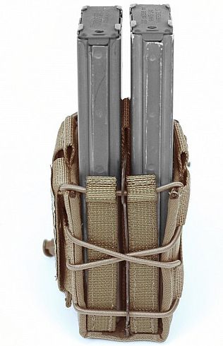 WARRIOR Double Quick Mag (Front Stacked) - coyote (W-EO-DQM-CT)