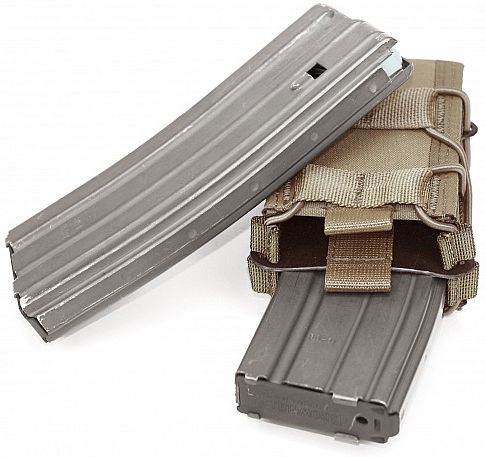 WARRIOR Double Quick Mag (Front Stacked) - coyote (W-EO-DQM-CT)