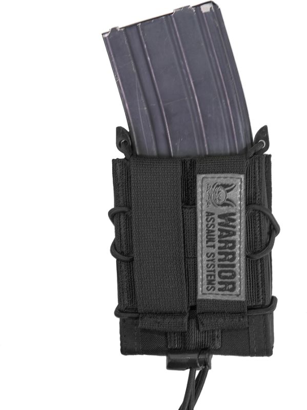 WARRIOR Single Quick Mag with Single Pistol Pouch - black (W-EO-SQM-SP-BLK)
