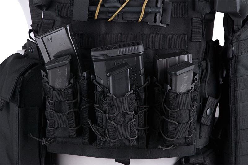 GFC TC Single Open Carbine & Pistol Mag Pouch - čierny