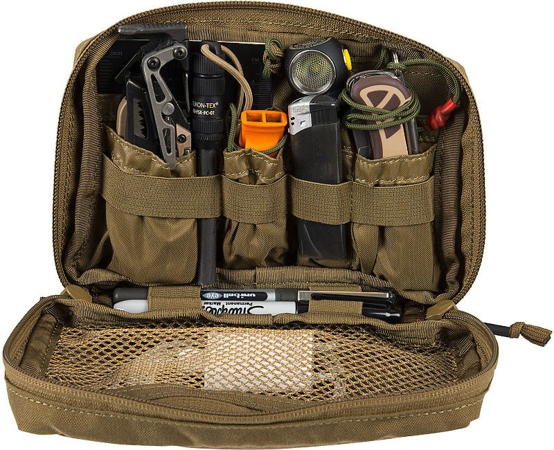 HELIKON MOLLE EDC Insert Large cordura - šedý (IN-EDL-CD-35)