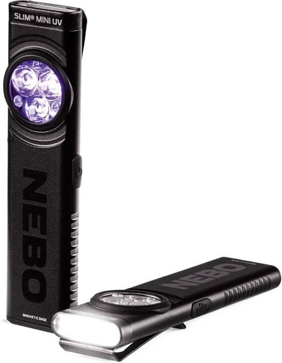 NEBO Svietidlo Slim Mini UV 2-IN-1 150lm - black (NE1005-G)