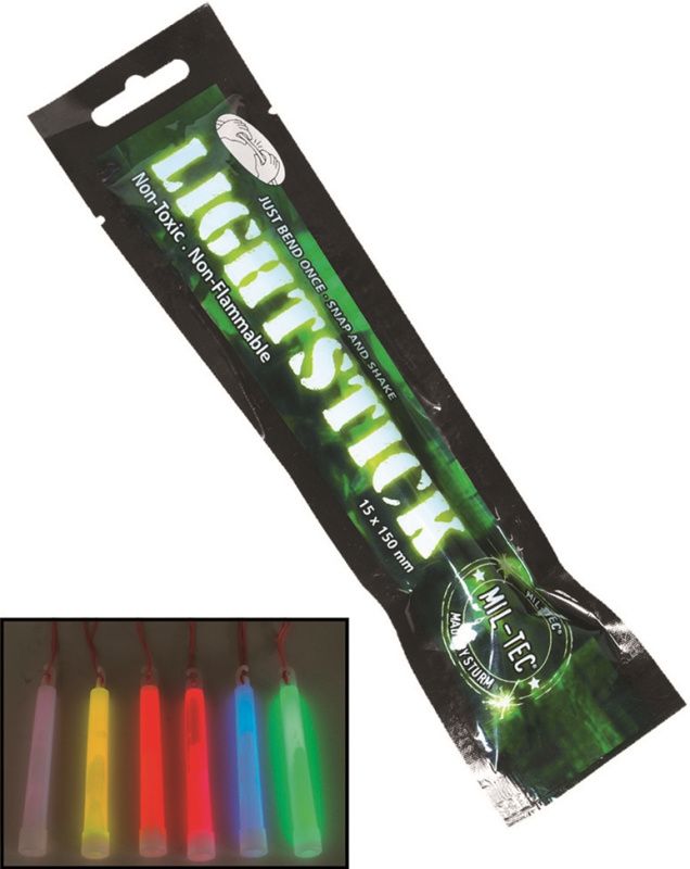 MILTEC Chemické svetlo 1,5x15 - zelené (14940001)