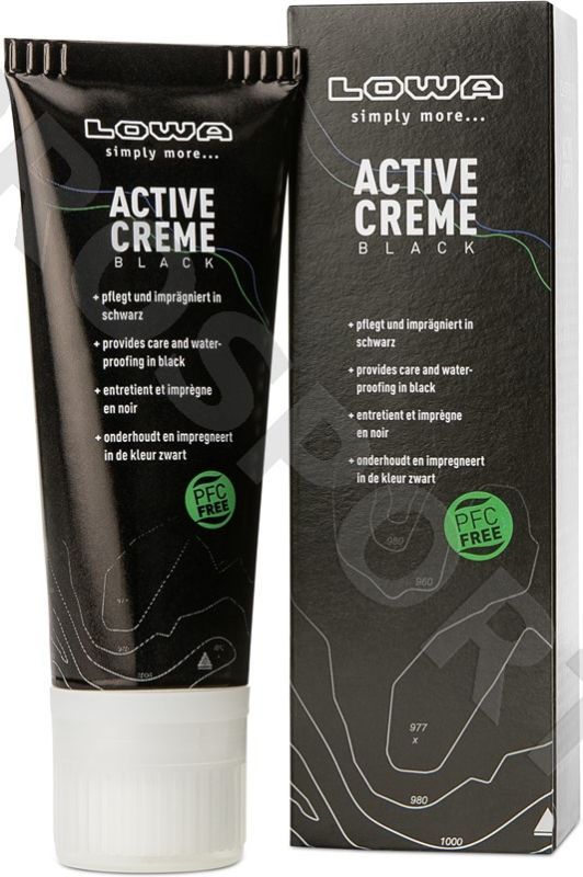 LOWA Active creme 75ml (koza+textil), čierny (8308010999)