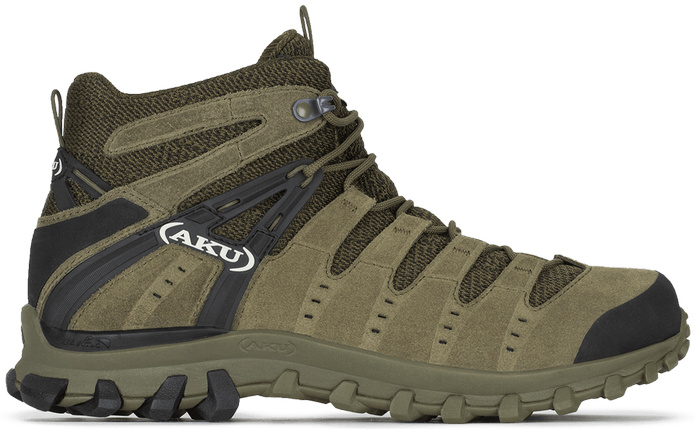 AKU Topánky Alterra Lite GTX Mid - camo green / black (713073080)