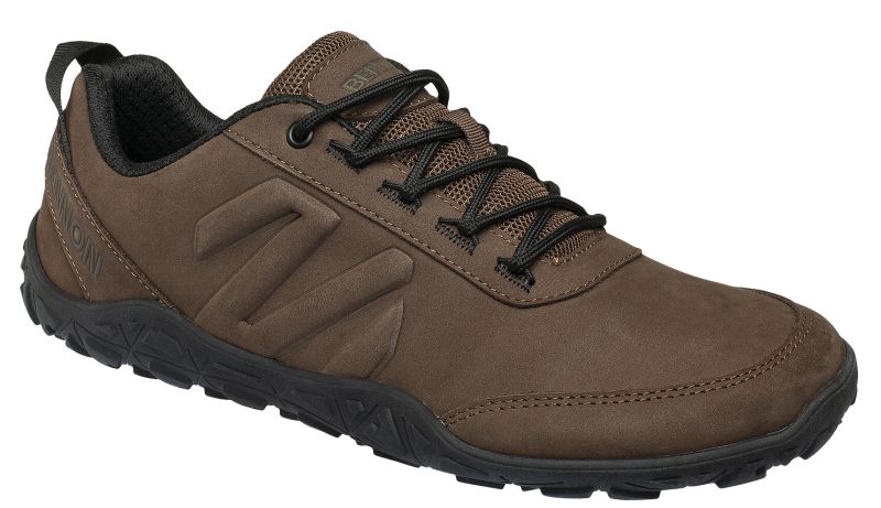 BENNON Poltopánky Barefoot Leather - black / brown (1037060059)