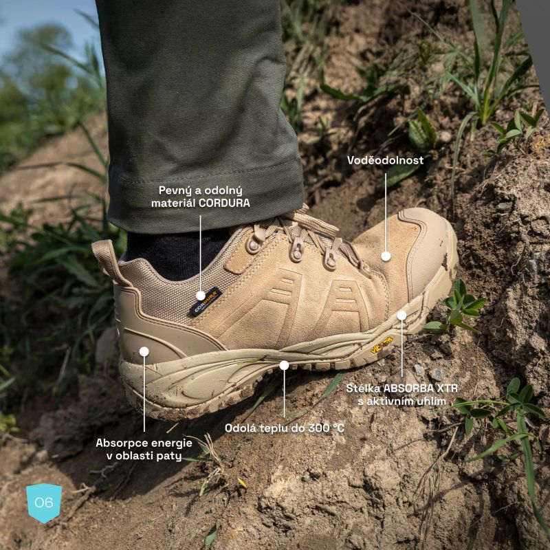 BENNON Topánky PANTHER XTR O6 Low, sand (1024031616)