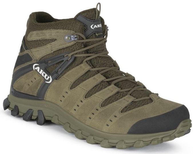 AKU Topánky Alterra Lite GTX Mid - camo green / black (713073080)