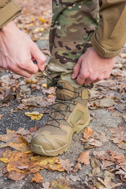 SALOMON Topánky XA Forces Mid GTX - coyote (L40138200)