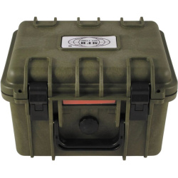 MFH Plastový box, vodotesný, 26,7x23,9x17,6cm - olivový (27163)