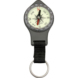 EXPLORER Kompas Keyring Compass Black 4" overall (EXP46)