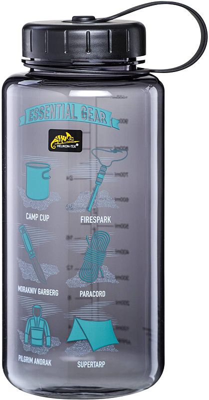 HELIKON Fľaša Tritan Bottle 1L Mouth Gear - šedá (HY-WG1-TT-0101A)