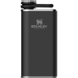 STANLEY Plechová ploskačka Classic series 230ml - matná čierna