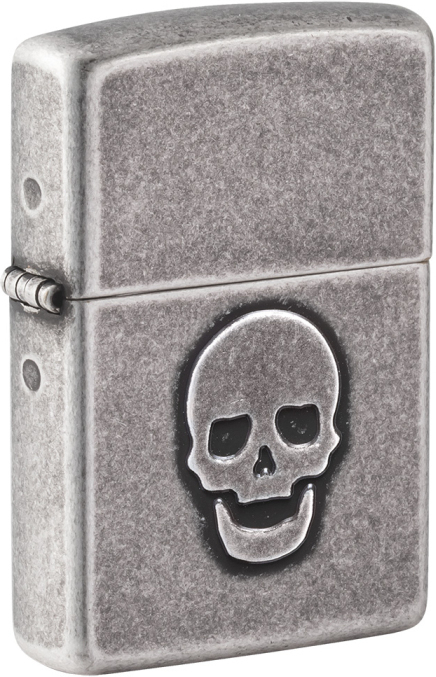 ZIPPO Zapaľovač STAMPED SKULL (27172)