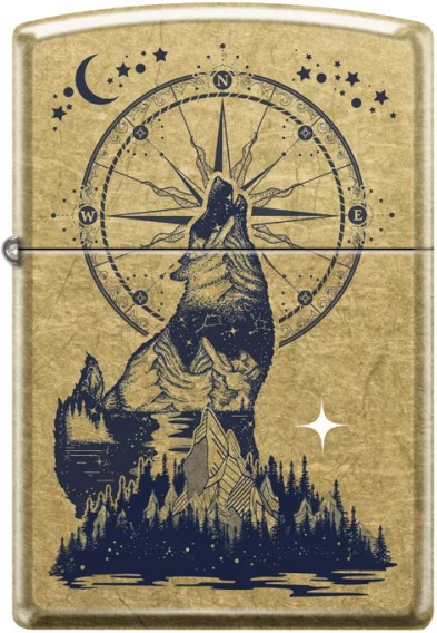 ZIPPO Zapaľovač HOWLING WOLF (23078)