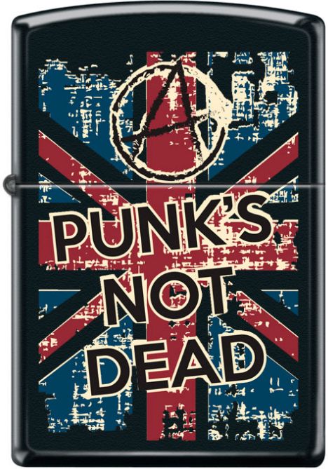 ZIPPO Zapaľovač PUNK’S NOT DEAD (26938)