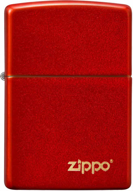 ZIPPO Zapaľovač METALLIC RED ZIPPO LOGO (26954)