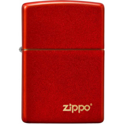 ZIPPO Zapaľovač METALLIC RED ZIPPO LOGO (26954)