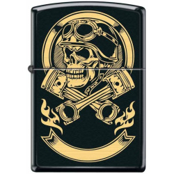 ZIPPO Zapaľovač BIKER SKULL (26978)