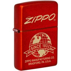 ZIPPO Zapaľovač LOGO GLOBE (26077)