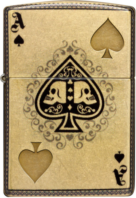 ZIPPO Zapaľovač ACE OF SKULLS DESIGN (66025)