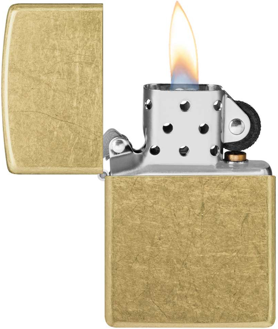 ZIPPO Zapaľovač STREET BRASS (23073)