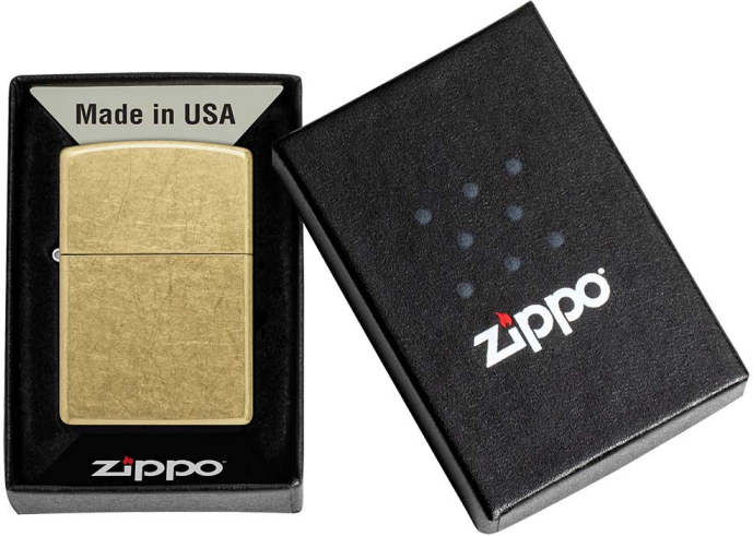 ZIPPO Zapaľovač STREET BRASS (23073)