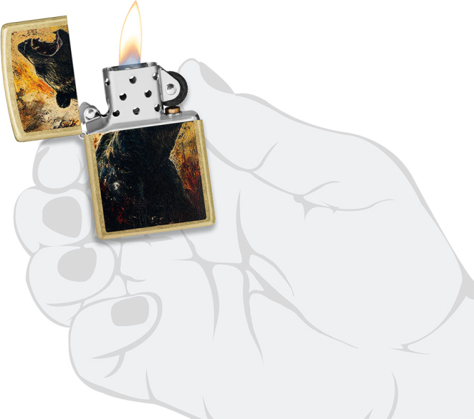 ZIPPO Zapaľovač GRIZZLY ROAR DESIGN (23076)