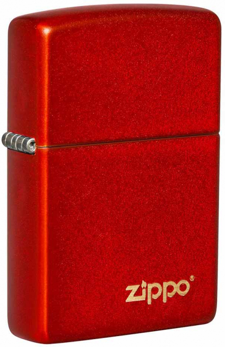 ZIPPO Zapaľovač METALLIC RED ZIPPO LOGO (26954)