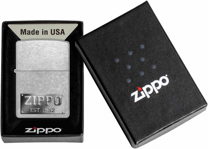 ZIPPO Zapaľovač LICENSE PLATE (25645)