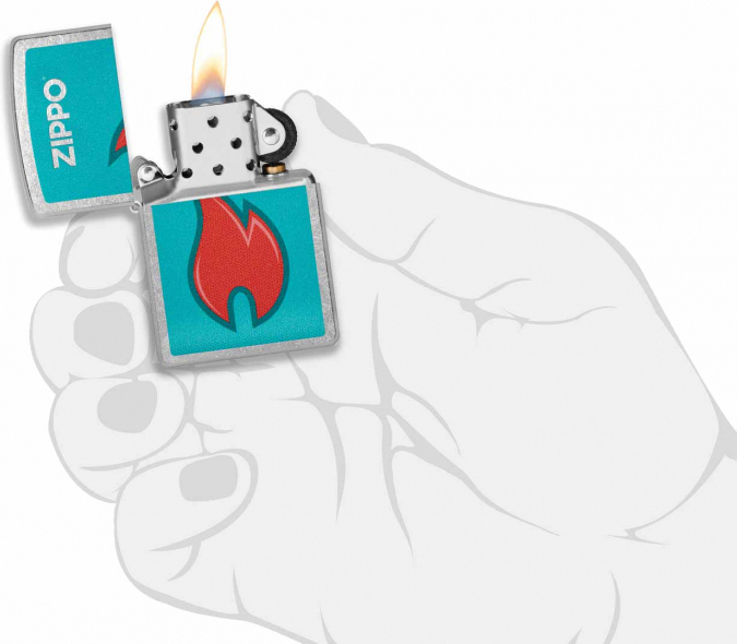 ZIPPO Zapaľovač FLAME (25647)