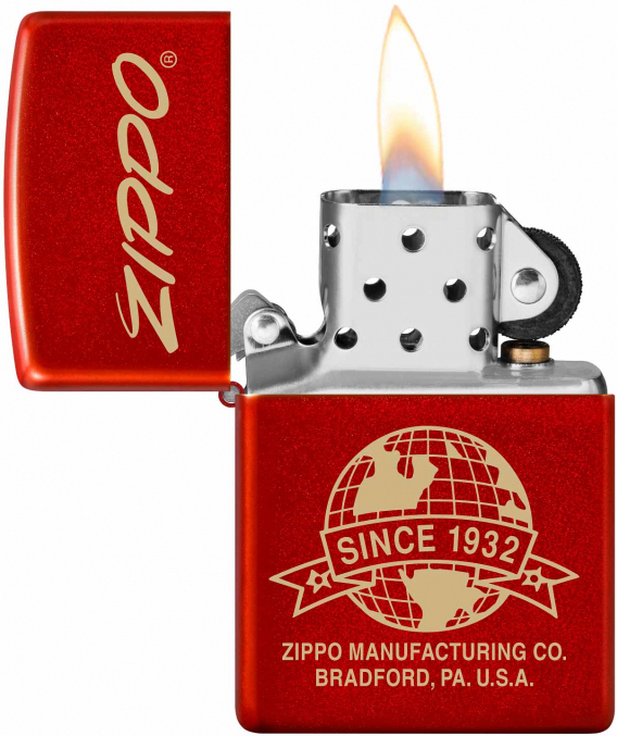 ZIPPO Zapaľovač LOGO GLOBE (26077)