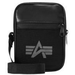 ALPHA INDUSTRIES Taška cez rameno Utility Bag Reflective - čierna (188911/03)