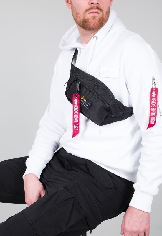 ALPHA INDUSTRIES Ladvinka Crew Waist Bag - čierna (196923/03)