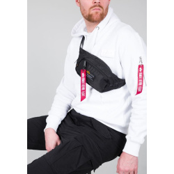 ALPHA INDUSTRIES Ladvinka Crew Waist Bag - čierna (196923/03)
