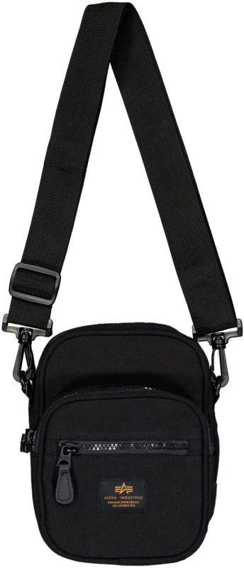 ALPHA INDUSTRIES Taška cez rameno Label Messenger Small Bag - black (156941/03)