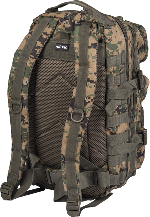 MILTEC Batoh Assault 20L - digital woodland (14002071)