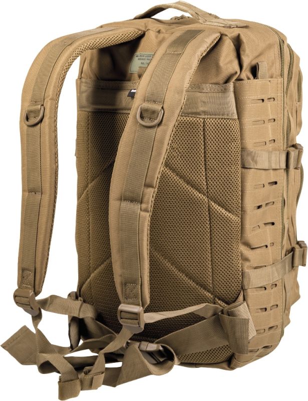 MILTEC Batoh Assault LG 36L laser cut - coyote (14002705)