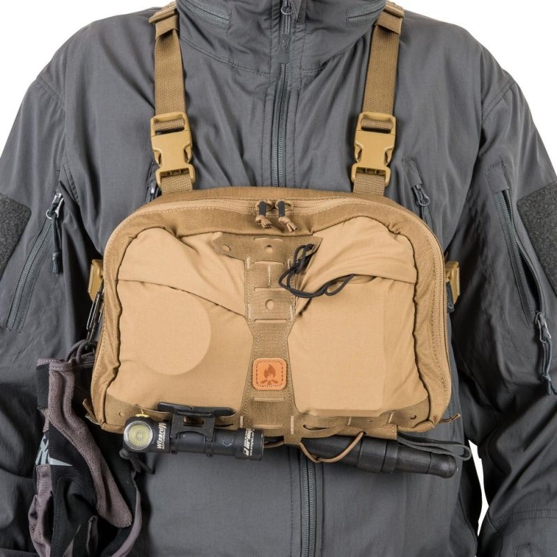 HELIKON Batoh na hrudník Numbat cordura - čierny (TB-NMB-CD-01)