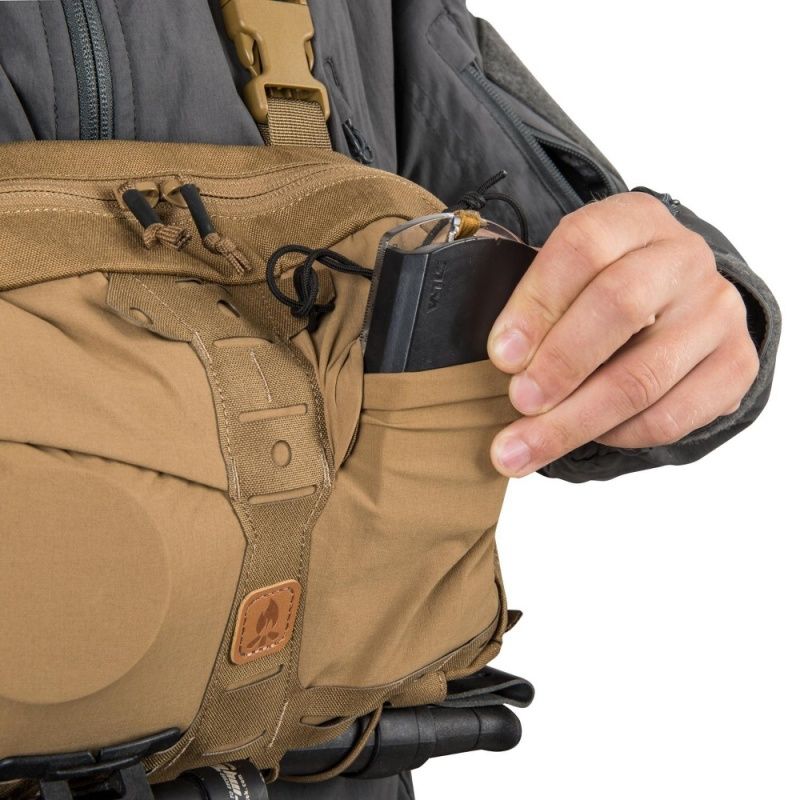 HELIKON Batoh na hrudník Numbat cordura - čierny (TB-NMB-CD-01)